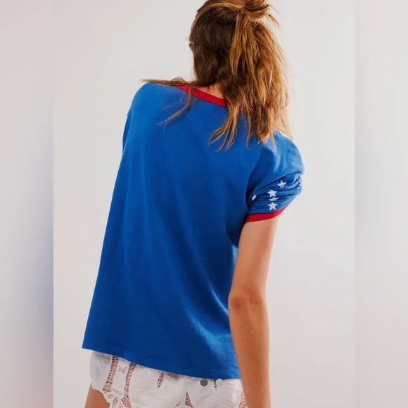 Free People Lost & Found Ringer Tee - Picture 2 of 9